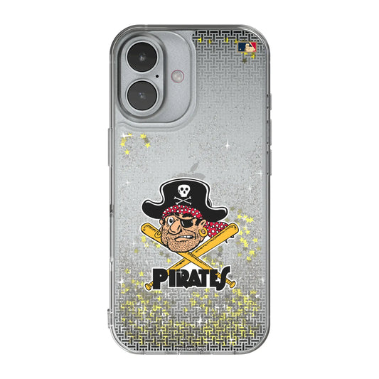 Pittsburgh Pirates 1958-1966 - Cooperstown Collection Linen Glitter Phone Case for Apple iPhone