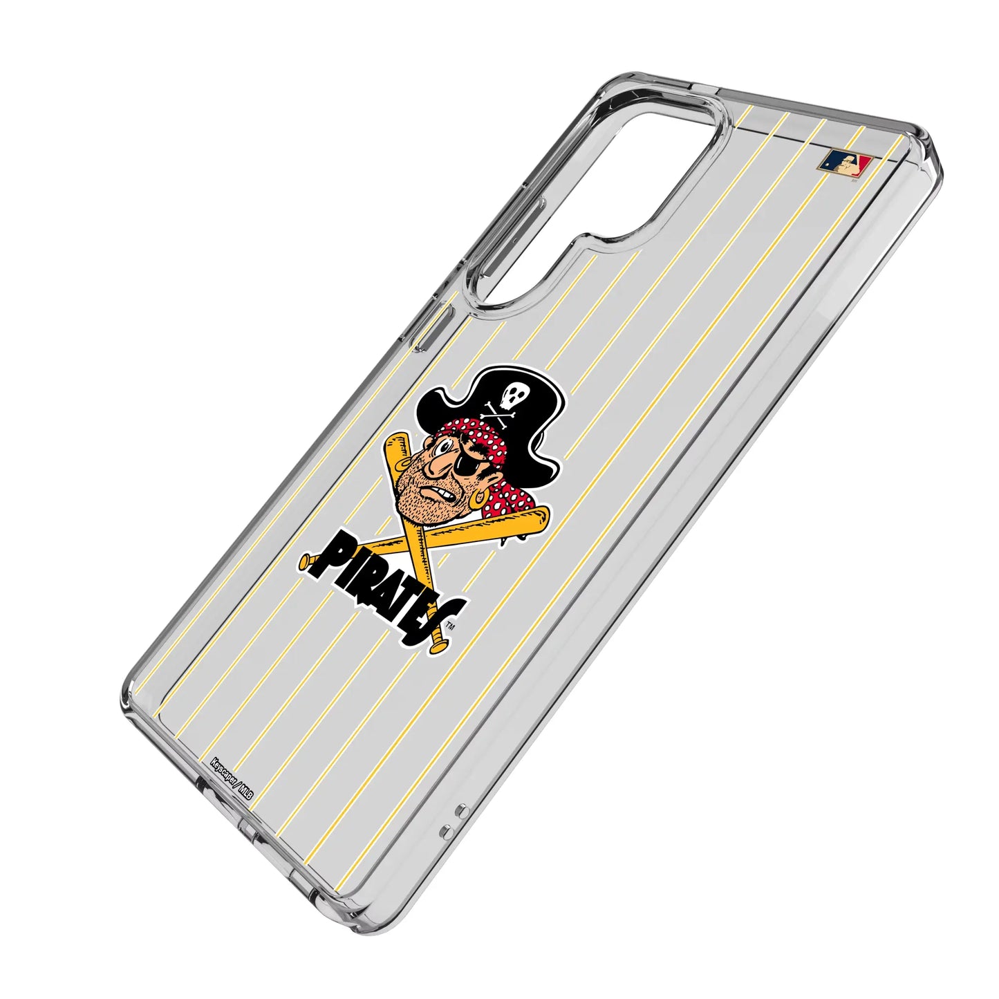Pittsburgh Pirates 1958-1966 - Cooperstown Collection Pinstripe Clear Phone Case for Samsung Galaxy