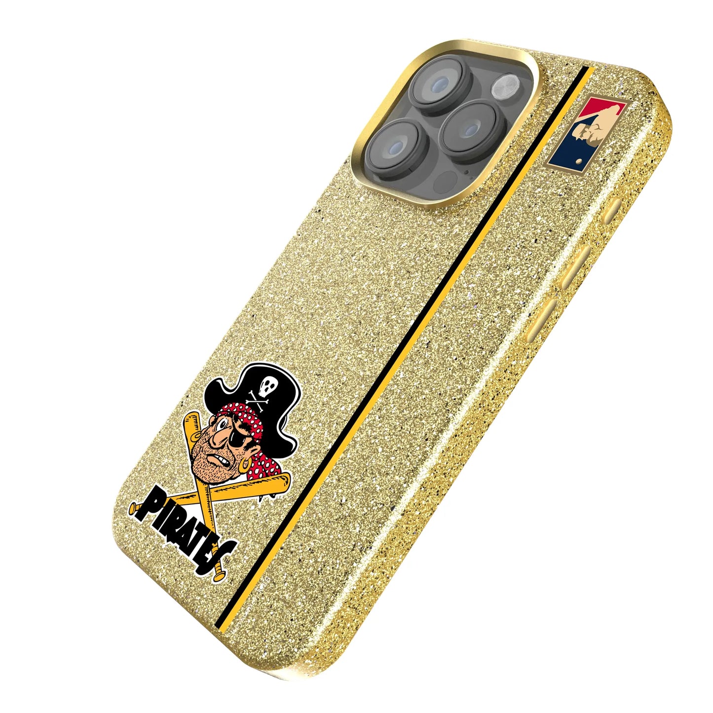 Pittsburgh Pirates 1958-1966 - Cooperstown Collection Sidebar Bling Phone Case for Apple iPhone