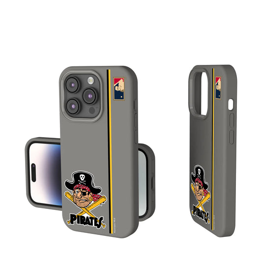 Pittsburgh Pirates 1958-1966 - Cooperstown Collection Sidebar Soft Touch Phone Case for Apple iPhone