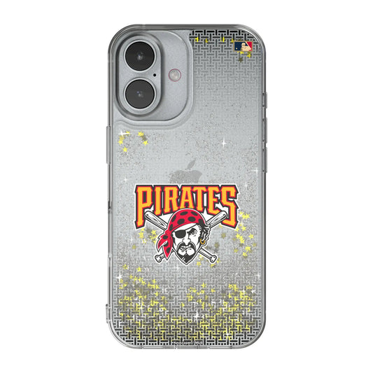 Pittsburgh Pirates 1997-2013 - Cooperstown Collection Linen Glitter Phone Case for Apple iPhone