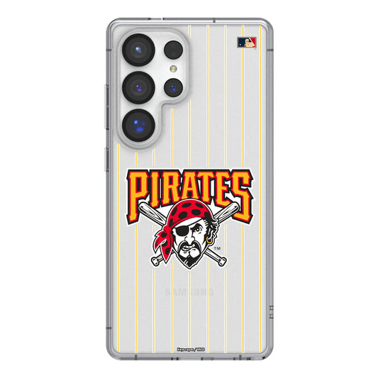 Pittsburgh Pirates 1997-2013 - Cooperstown Collection Pinstripe Clear Phone Case for Samsung Galaxy