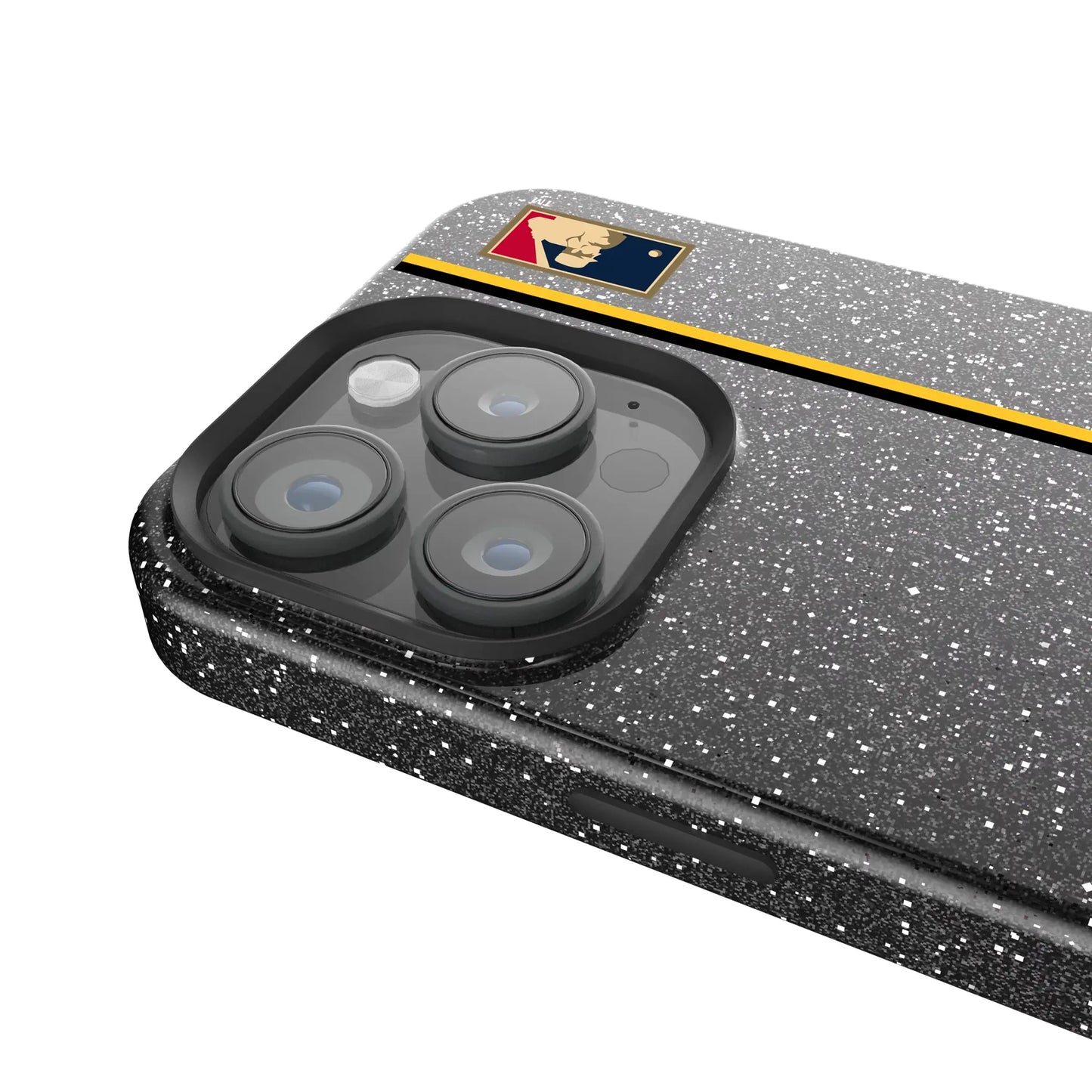 Pittsburgh Pirates 1997-2013 - Cooperstown Collection Sidebar Black Bling Phone Case for Apple iPhone