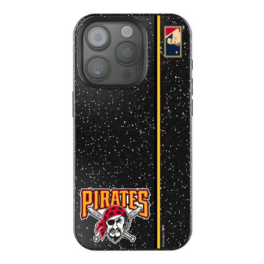 Pittsburgh Pirates 1997-2013 - Cooperstown Collection Sidebar Black Bling Phone Case for Apple iPhone