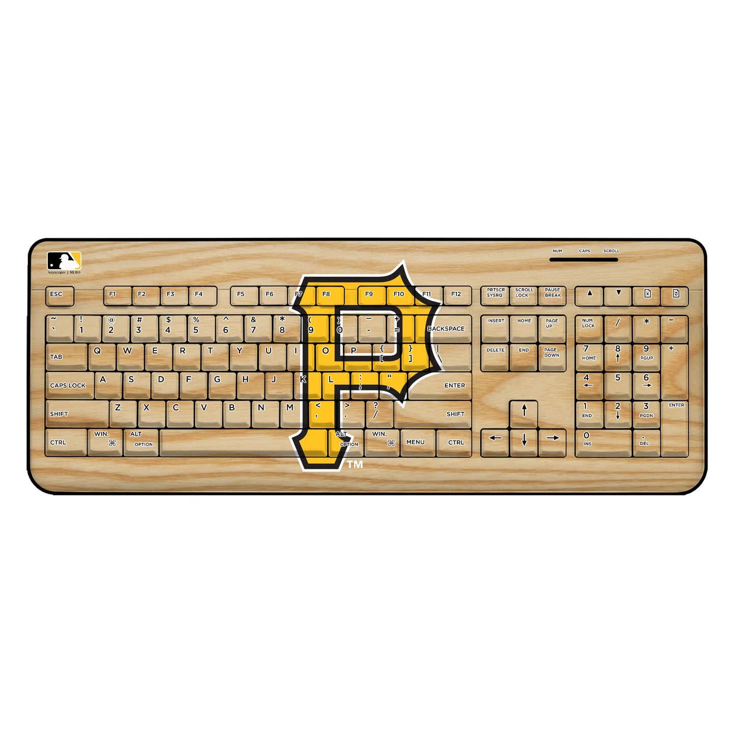 Pittsburgh Pirates Baseball Bat Wireless USB Keyboard