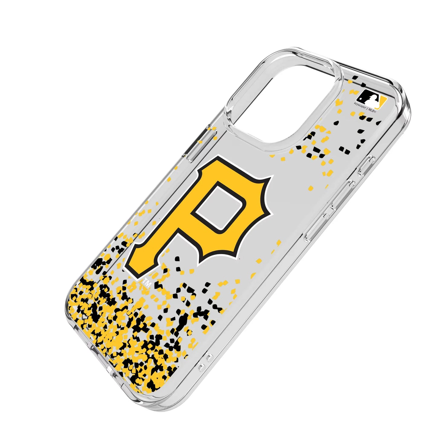 Pittsburgh Pirates Confetti Clear Phone Case for Apple iPhone