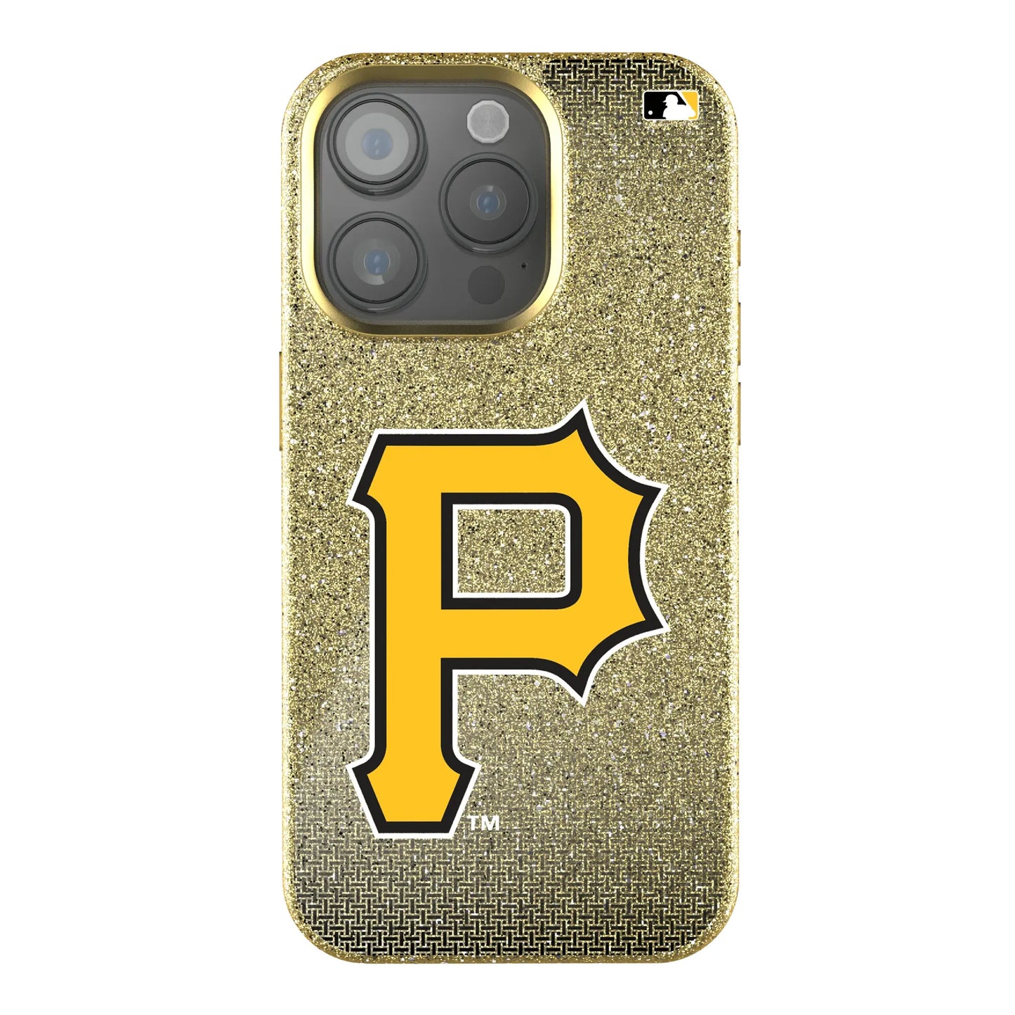 Pittsburgh Pirates Linen Bling Phone Case for Apple iPhone
