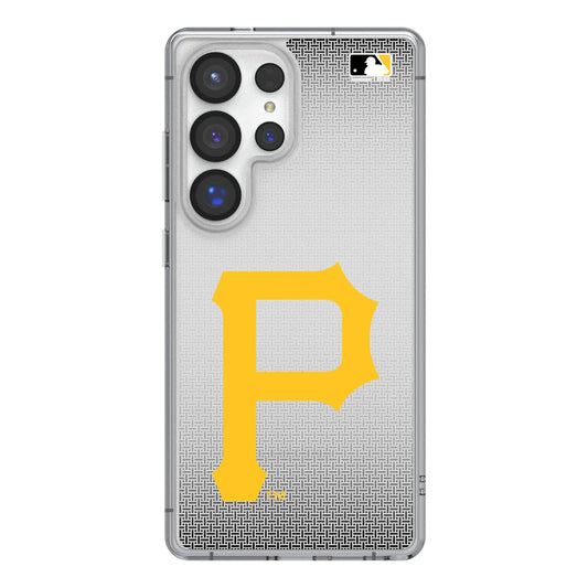 Pittsburgh Pirates Linen Clear Phone Case for Samsung Galaxy