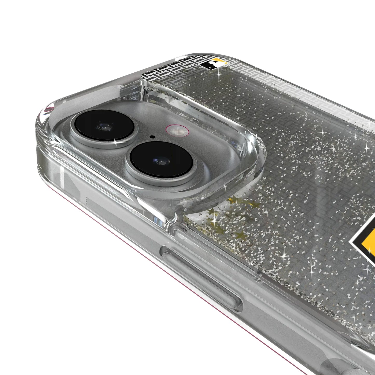 Pittsburgh Pirates Linen Glitter Phone Case for Apple iPhone