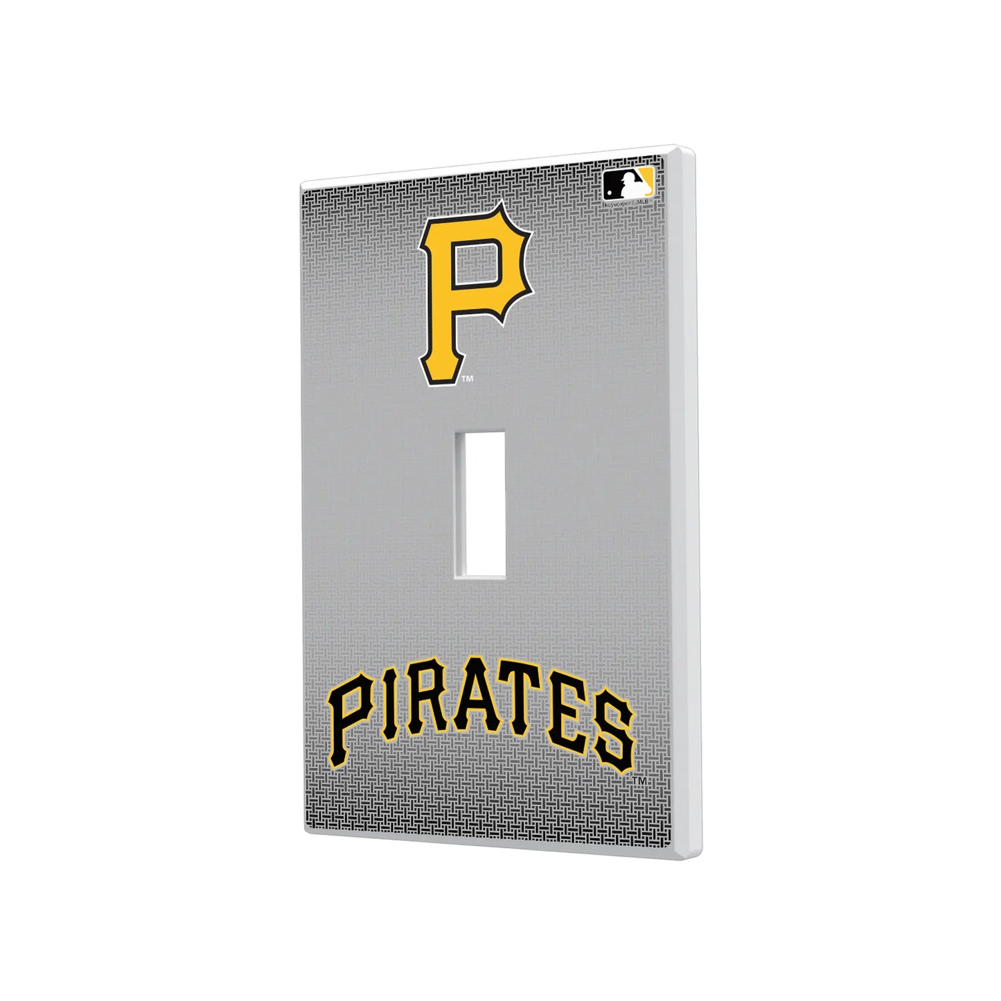 Pittsburgh Pirates Linen Hidden-Screw Light Switch Plate