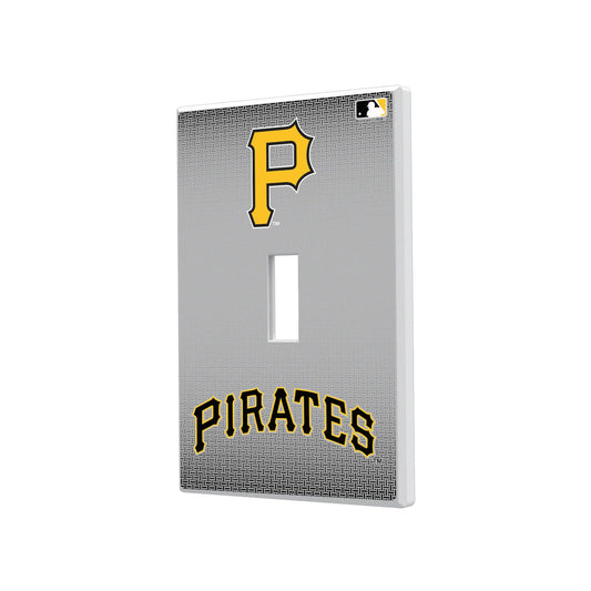 Pittsburgh Pirates Linen Hidden-Screw Light Switch Plate