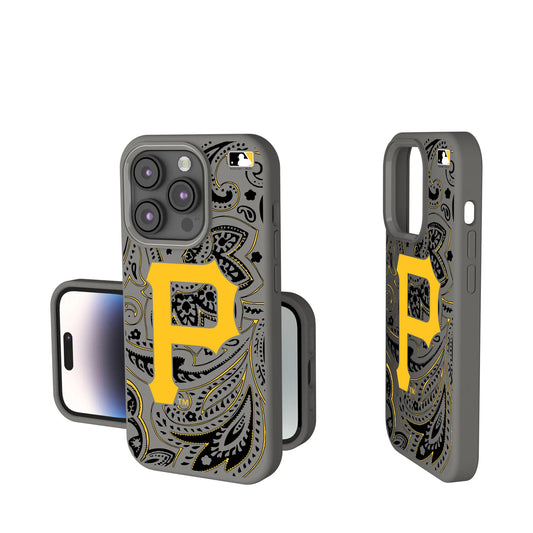 Pittsburgh Pirates Paisley Soft Touch Phone Case for Apple iPhone