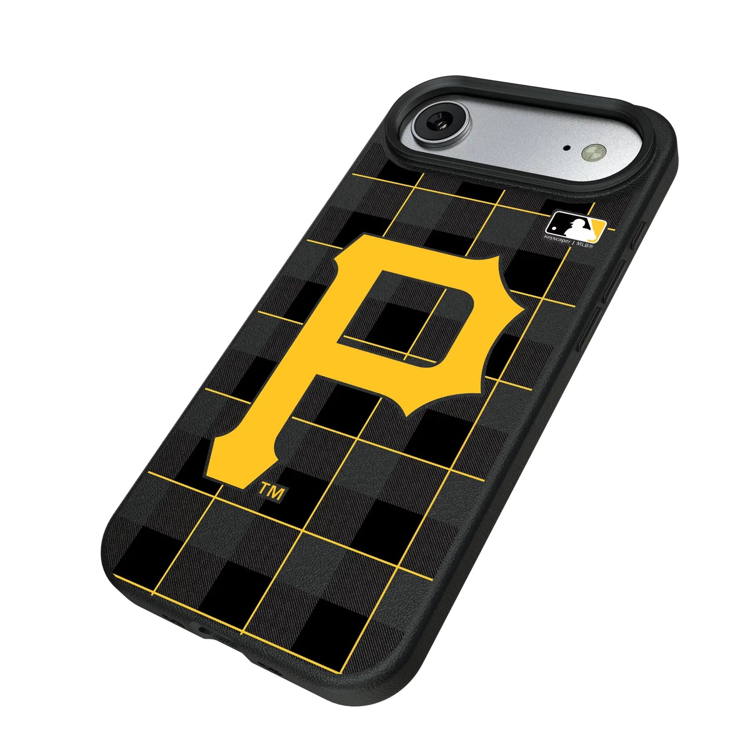 Pittsburgh Pirates Plaid MagSafe Compatible Phone Case for Apple iPhone