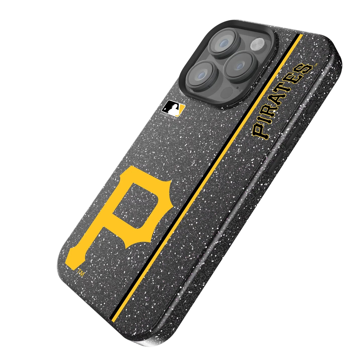 Pittsburgh Pirates Sidebar Black Bling Phone Case for Apple iPhone