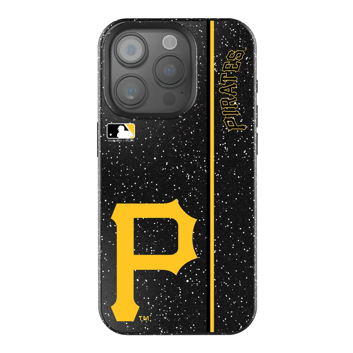 Pittsburgh Pirates Sidebar Black Bling Phone Case for Apple iPhone