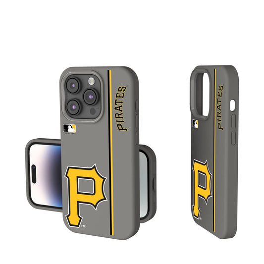 Pittsburgh Pirates Sidebar Soft Touch Phone Case for Apple iPhone