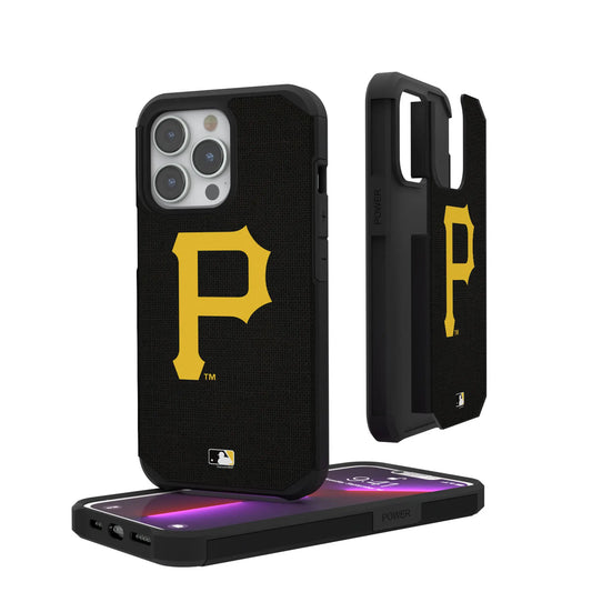 Pittsburgh Pirates Solid Rugged Phone Case for Apple iPhone