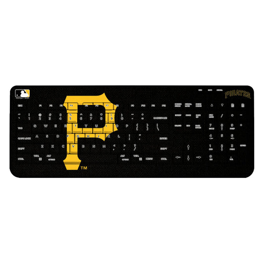 Pittsburgh Pirates Solid Wireless USB Keyboard