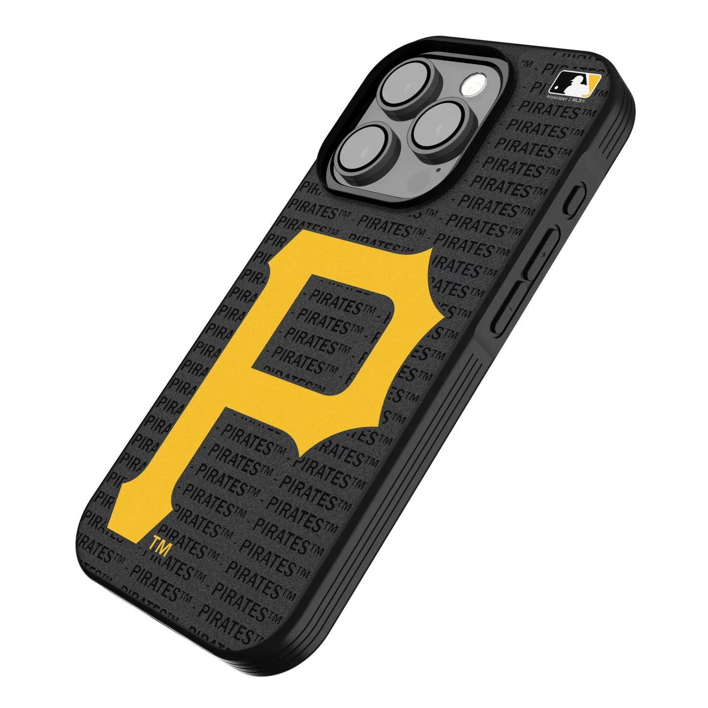 Pittsburgh Pirates Text Backdrop Bump Phone Case for Apple iPhone