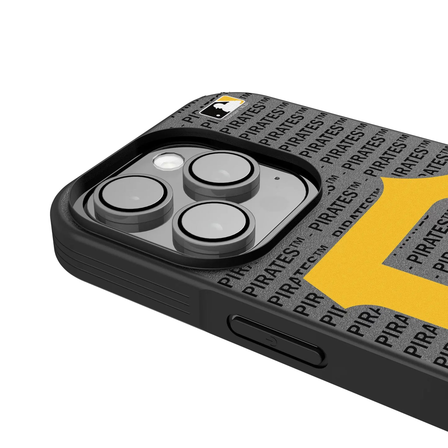 Pittsburgh Pirates Text Backdrop Bump Phone Case for Apple iPhone