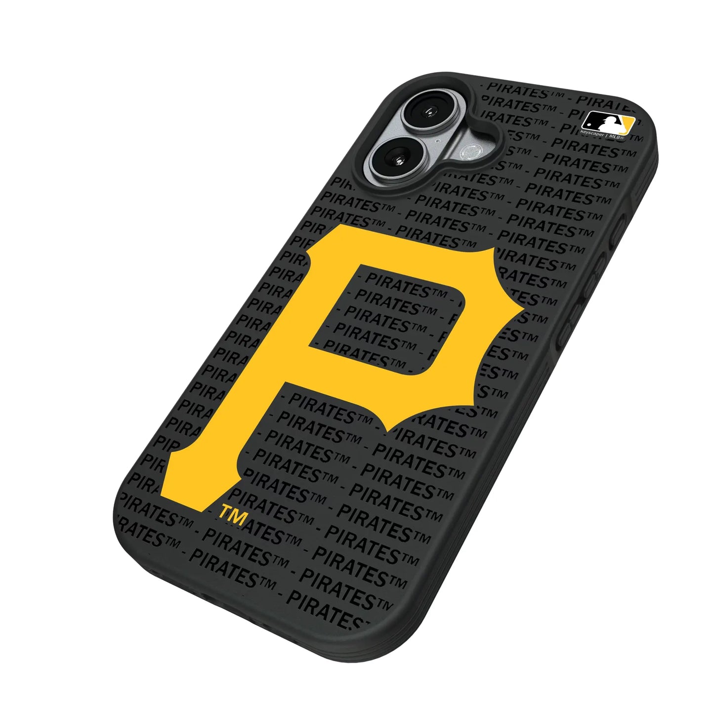 Pittsburgh Pirates Text Backdrop Bump Phone Case for Apple iPhone