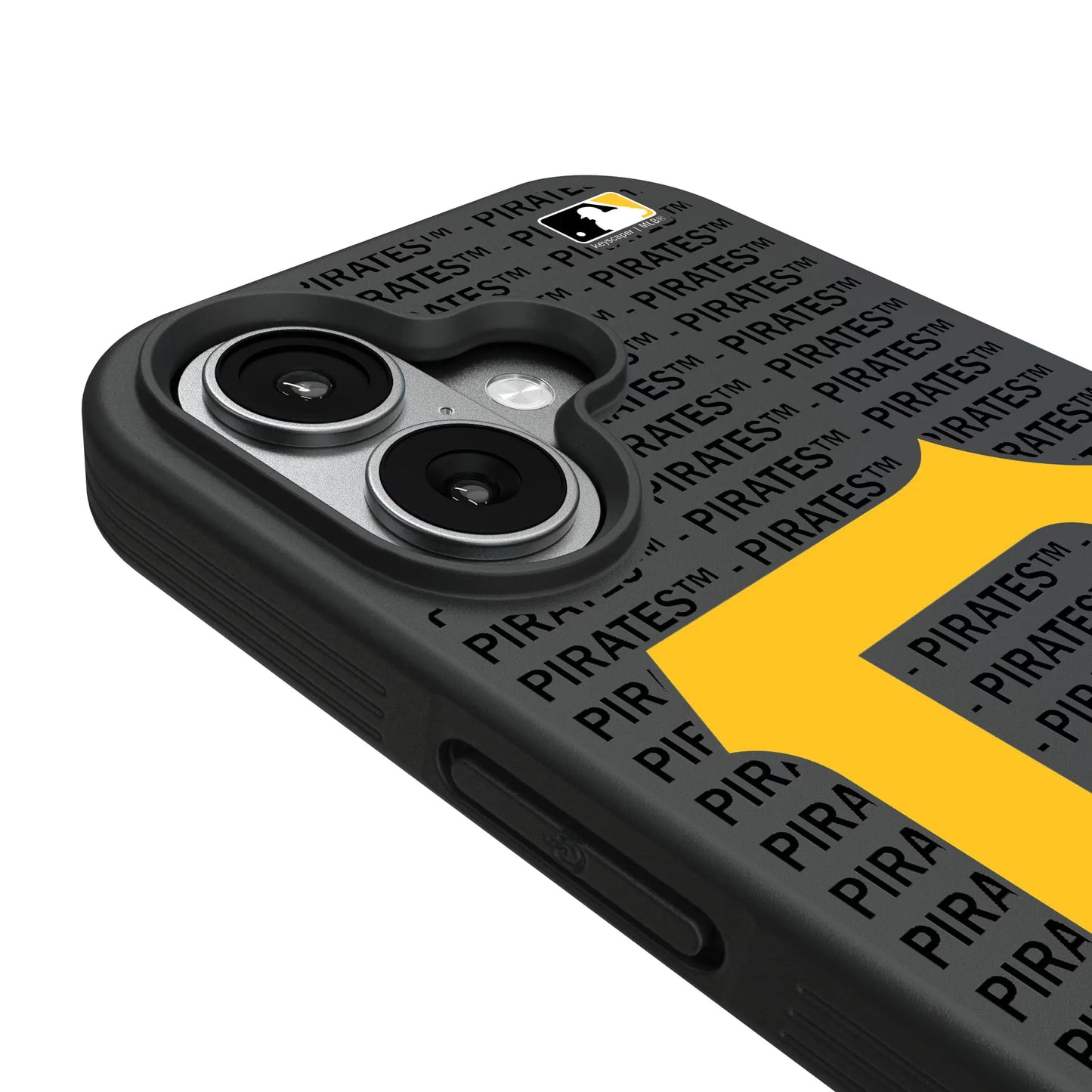 Pittsburgh Pirates Text Backdrop Bump Phone Case for Apple iPhone