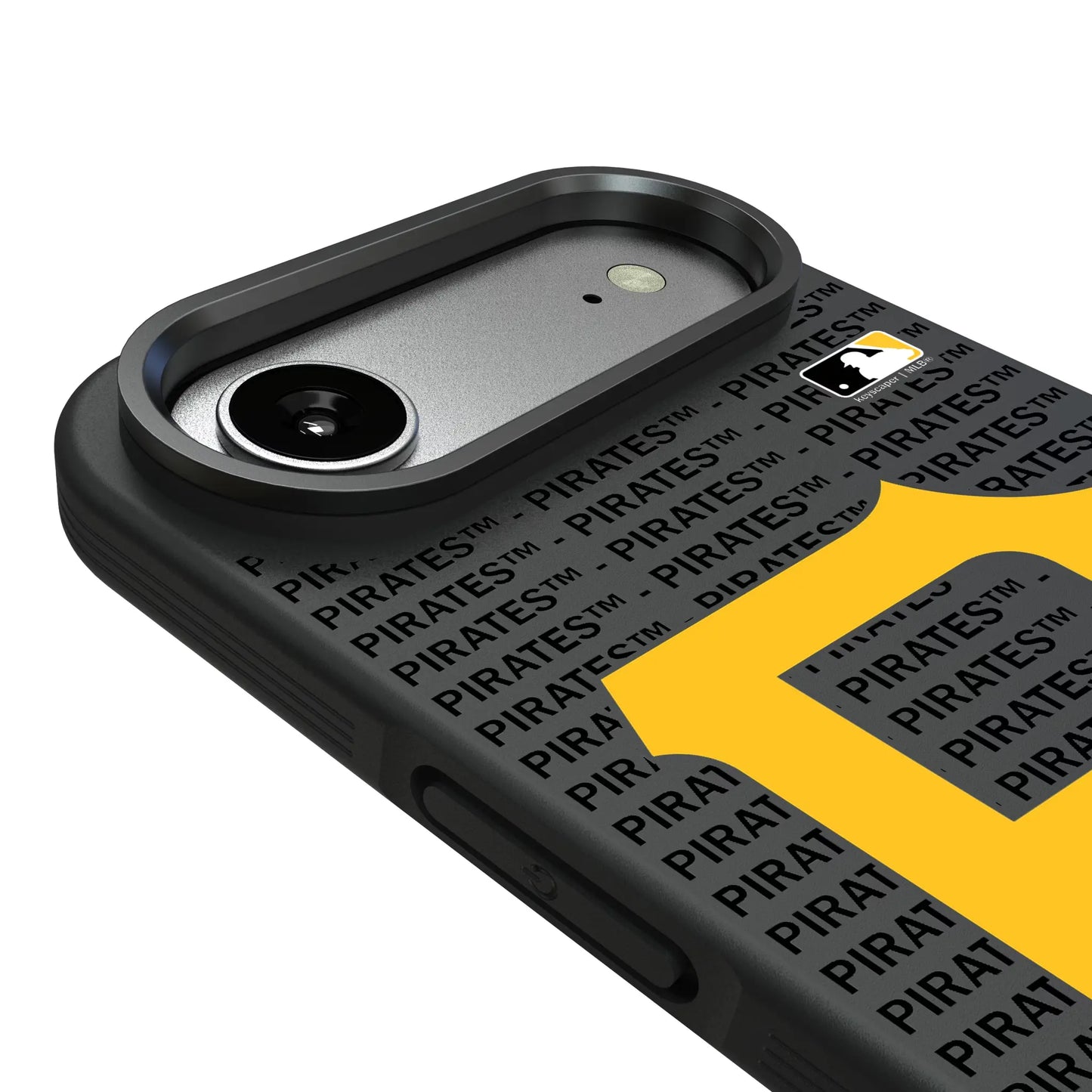 Pittsburgh Pirates Text Backdrop Bump Phone Case for Apple iPhone