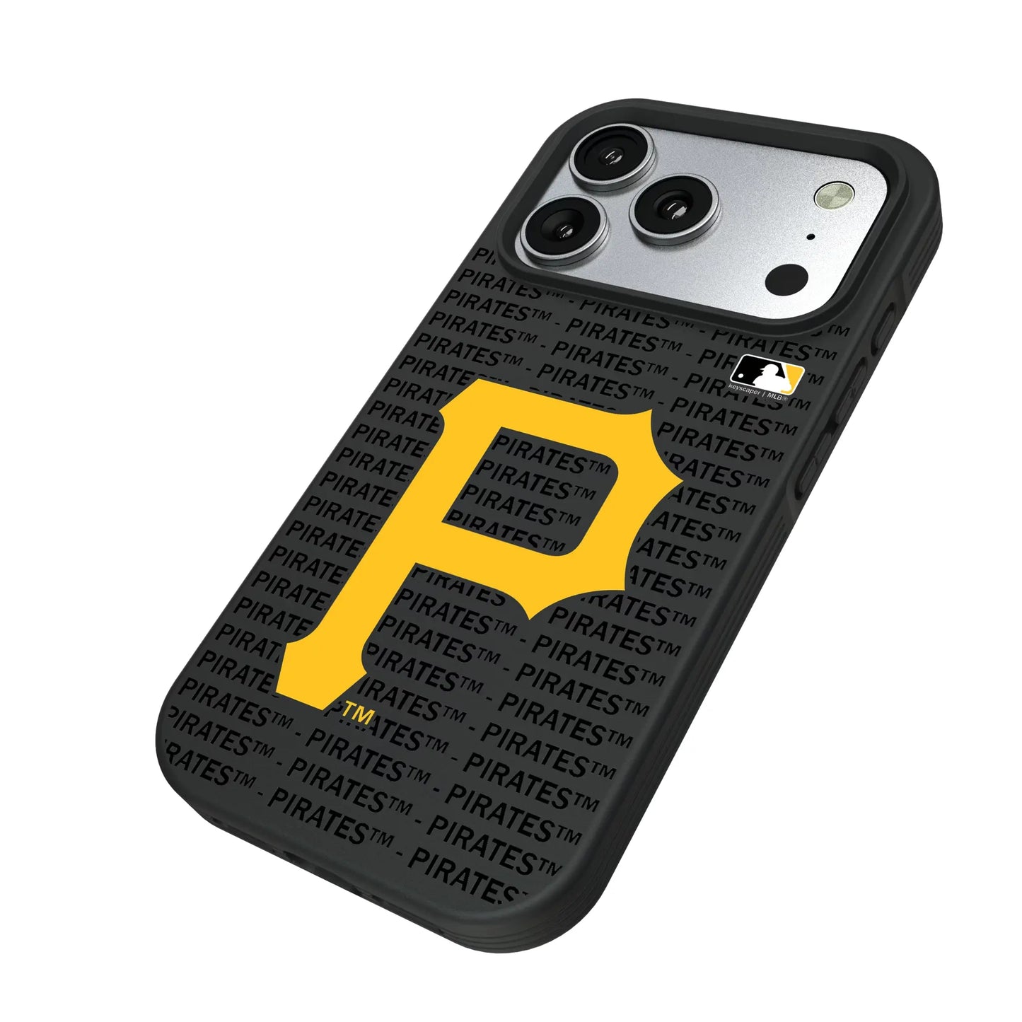 Pittsburgh Pirates Text Backdrop Bump Phone Case for Apple iPhone