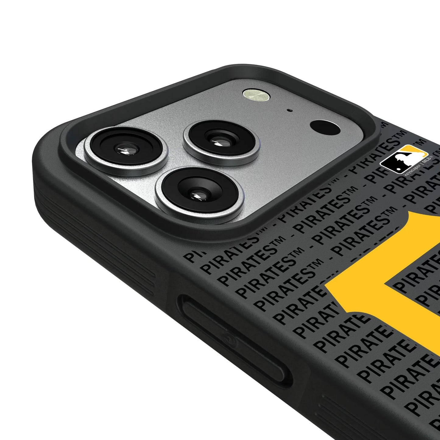 Pittsburgh Pirates Text Backdrop Bump Phone Case for Apple iPhone