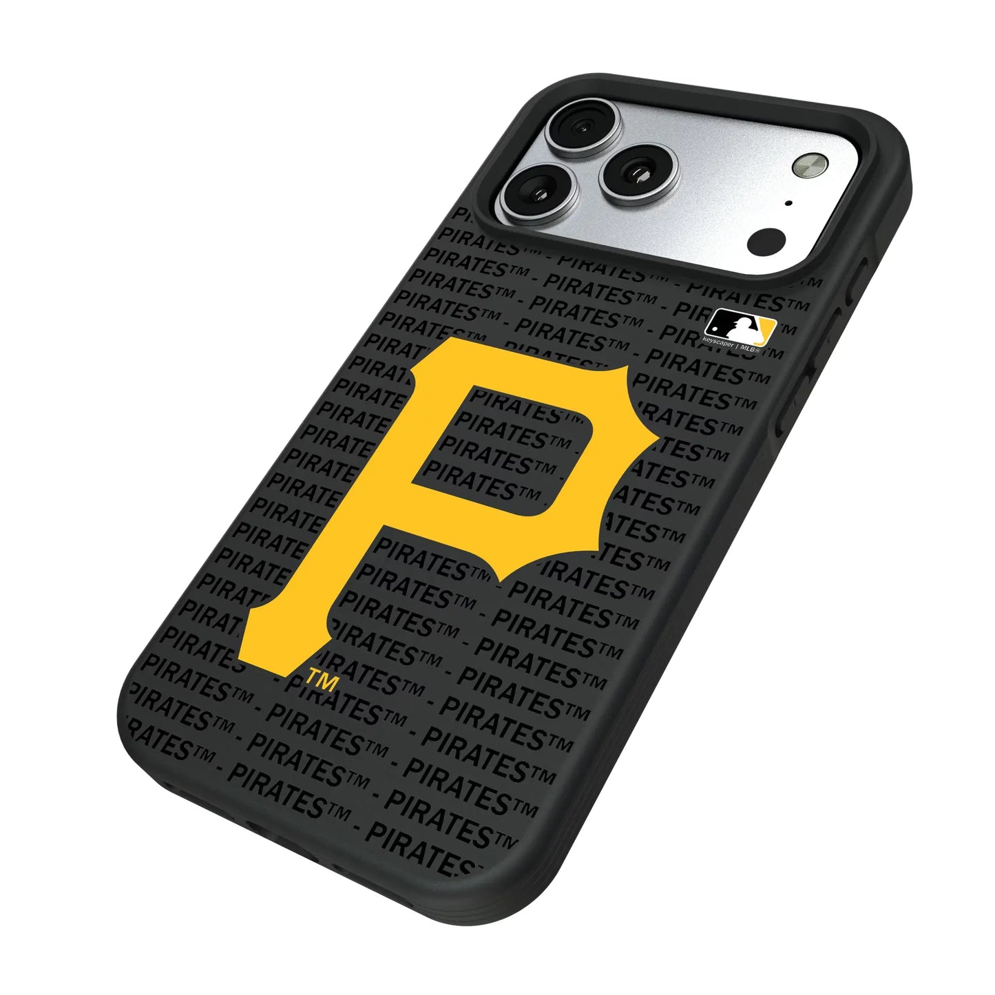 Pittsburgh Pirates Text Backdrop Bump Phone Case for Apple iPhone