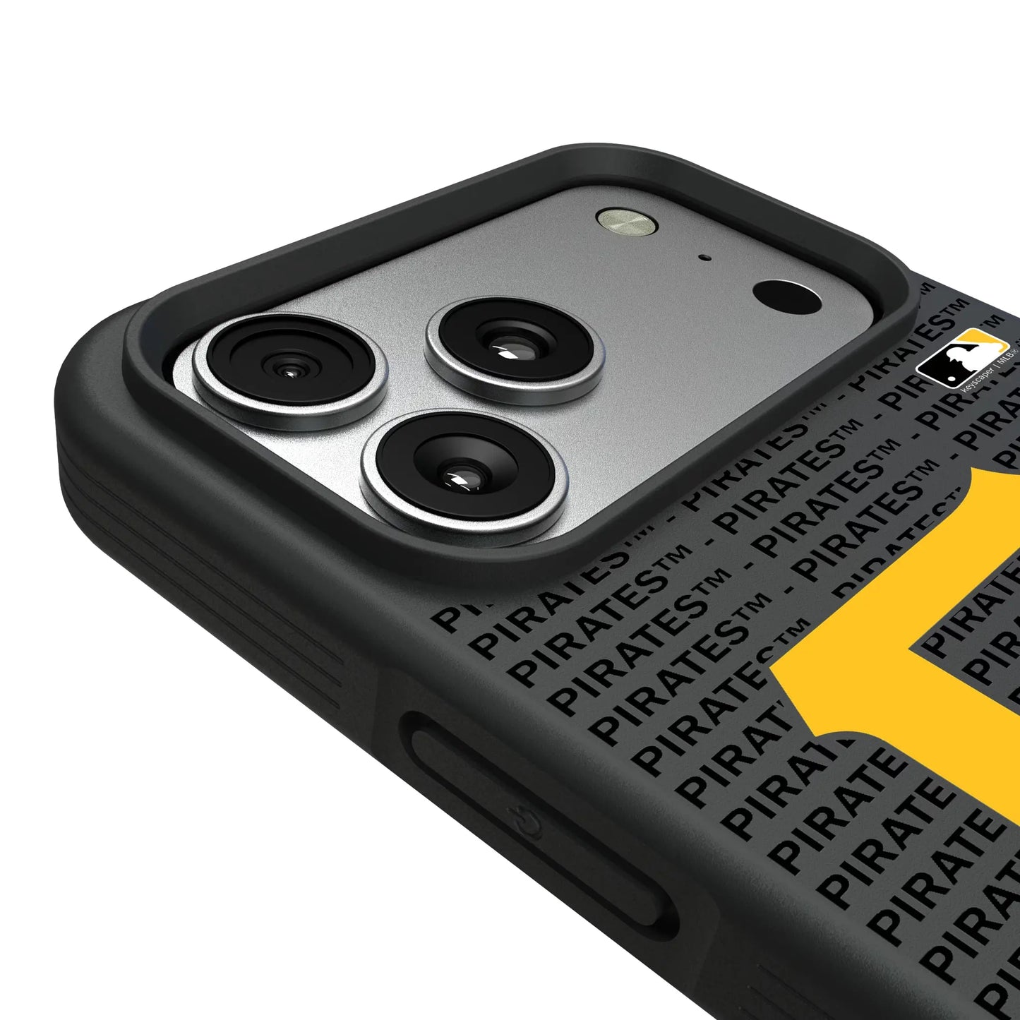 Pittsburgh Pirates Text Backdrop Bump Phone Case for Apple iPhone