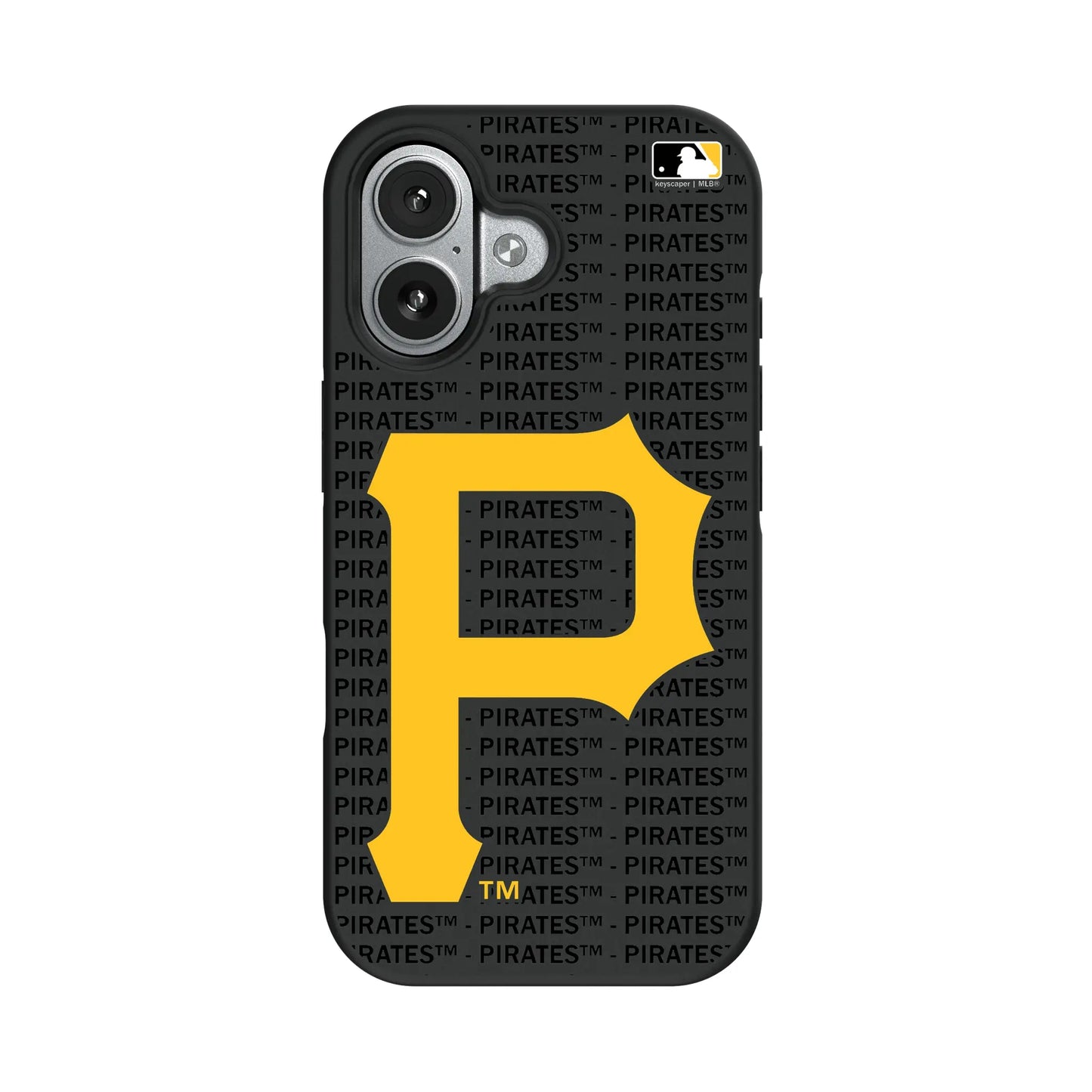 Pittsburgh Pirates Text Backdrop Bump Phone Case for Apple iPhone