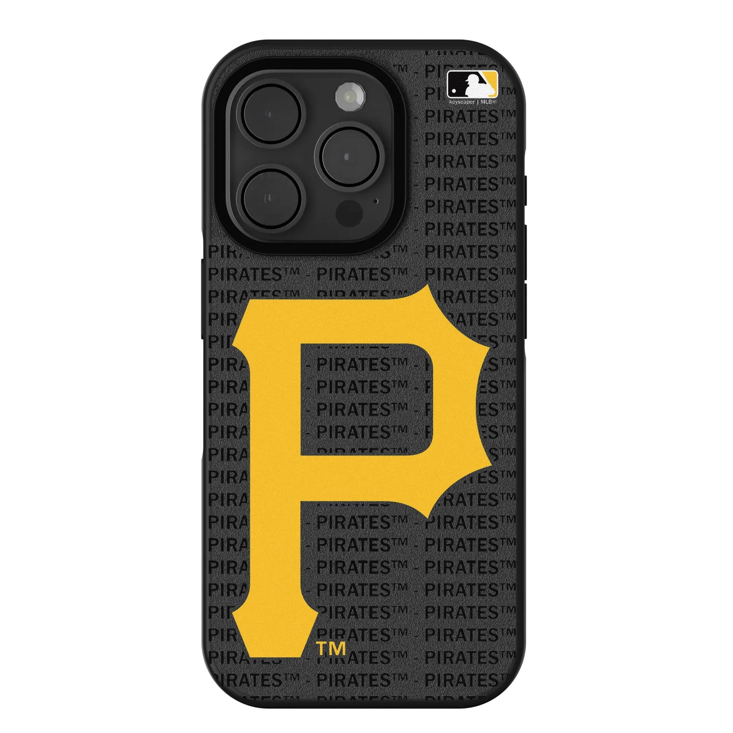 Pittsburgh Pirates Text Backdrop Bump Phone Case for Apple iPhone
