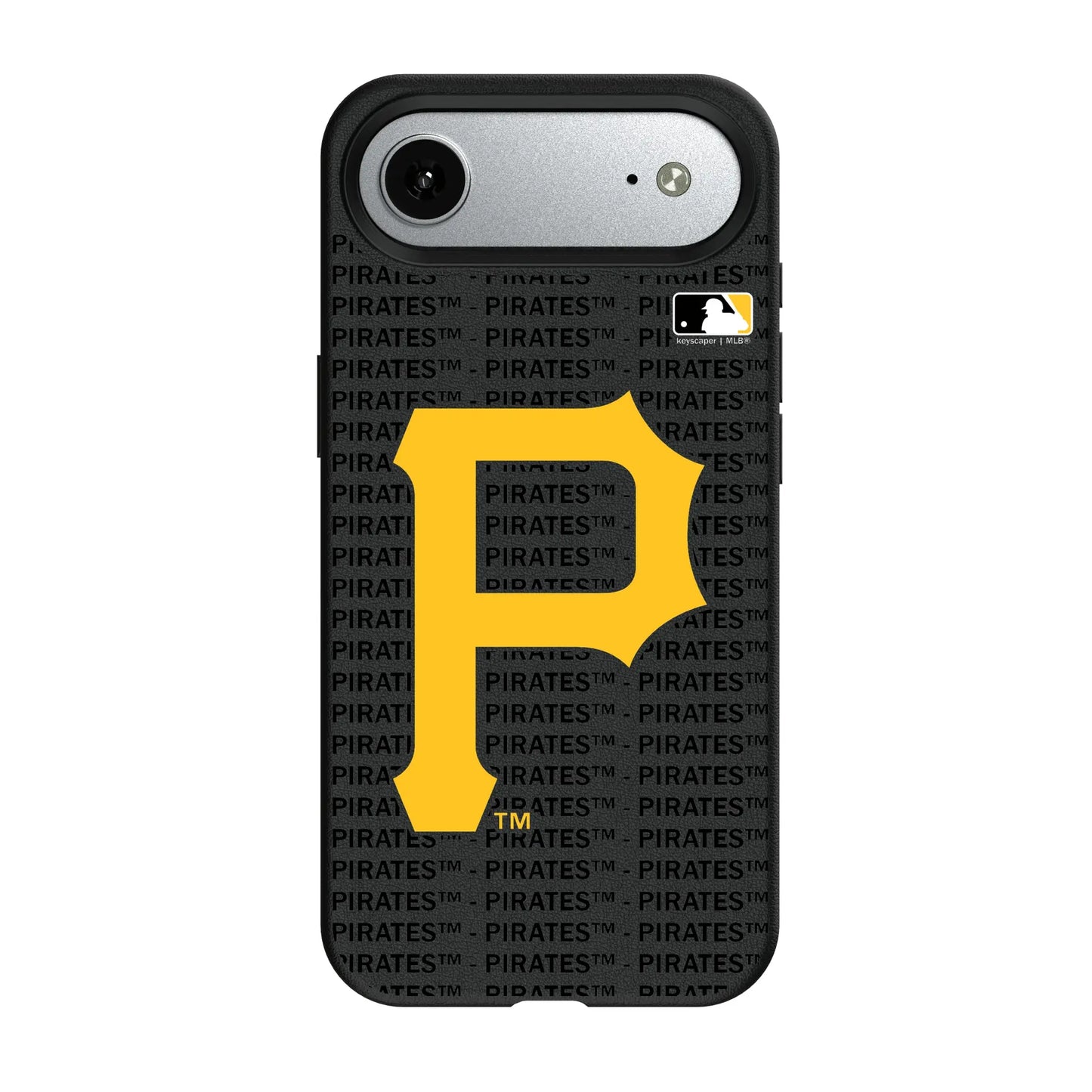 Pittsburgh Pirates Text Backdrop MagSafe Compatible Phone Case for Apple iPhone