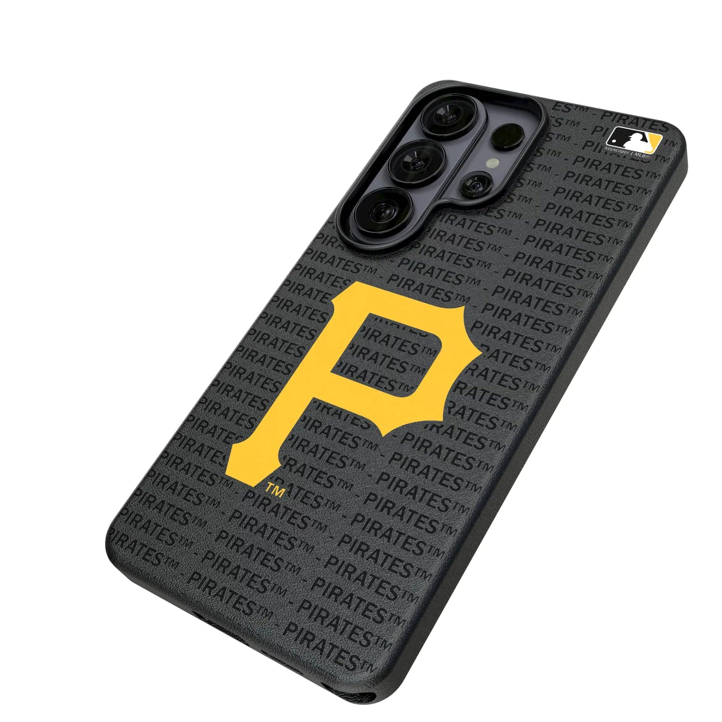 Pittsburgh Pirates Text Backdrop MagSafe Compatible Phone Case for Samsung Galaxy