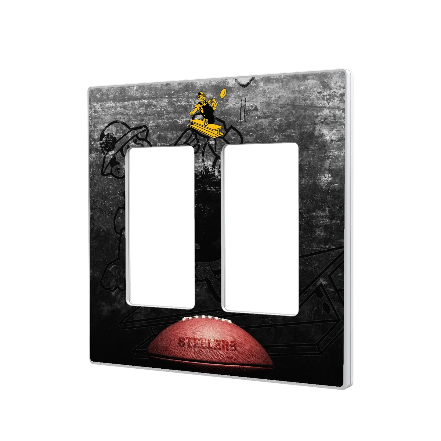 Pittsburgh Steelers 1961 Historic Collection Legendary Hidden-Screw Light Switch Plate