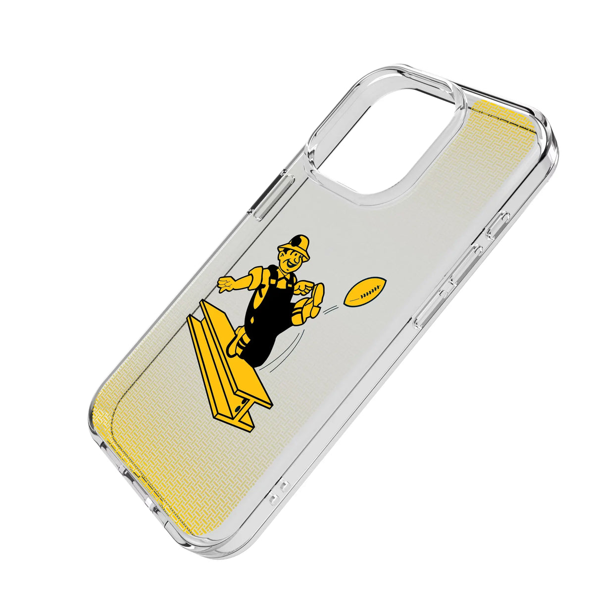 Pittsburgh Steelers 1961 Historic Collection Linen Clear Phone Case for Apple iPhone