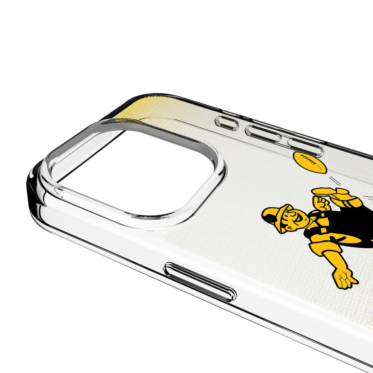 Pittsburgh Steelers 1961 Historic Collection Linen Clear Phone Case for Apple iPhone