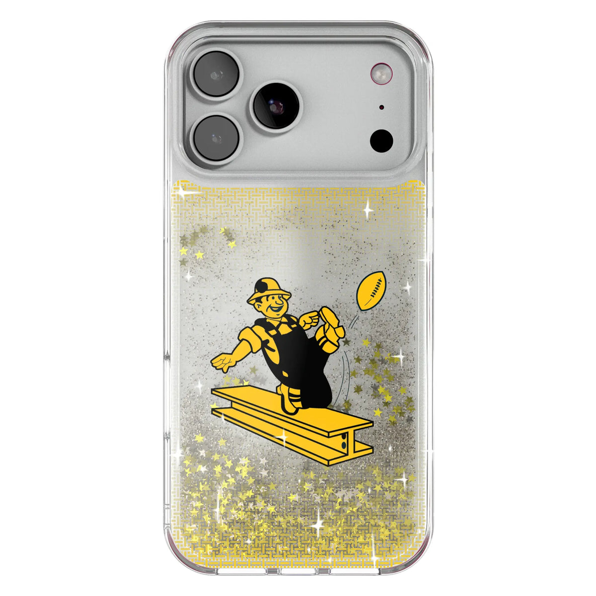 Pittsburgh Steelers 1961 Historic Collection Linen Glitter Phone Case for Apple iPhone