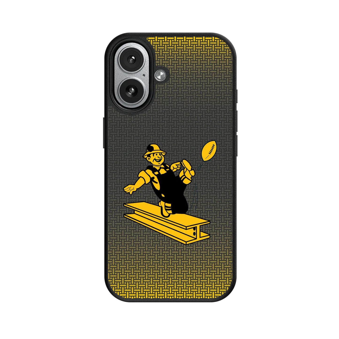 Pittsburgh Steelers 1961 Historic Collection Linen MagSafe Compatible Phone Case for Apple iPhone