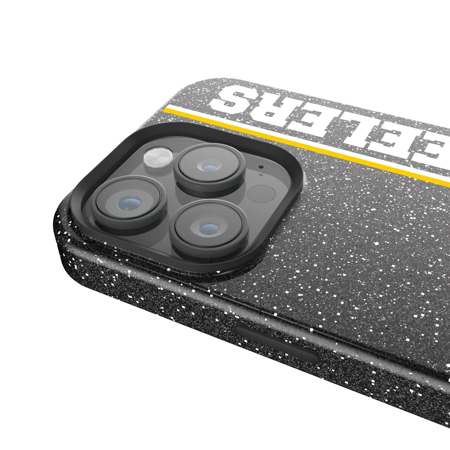 Pittsburgh Steelers 1961 Historic Collection Sidebar Black Bling Phone Case for Apple iPhone