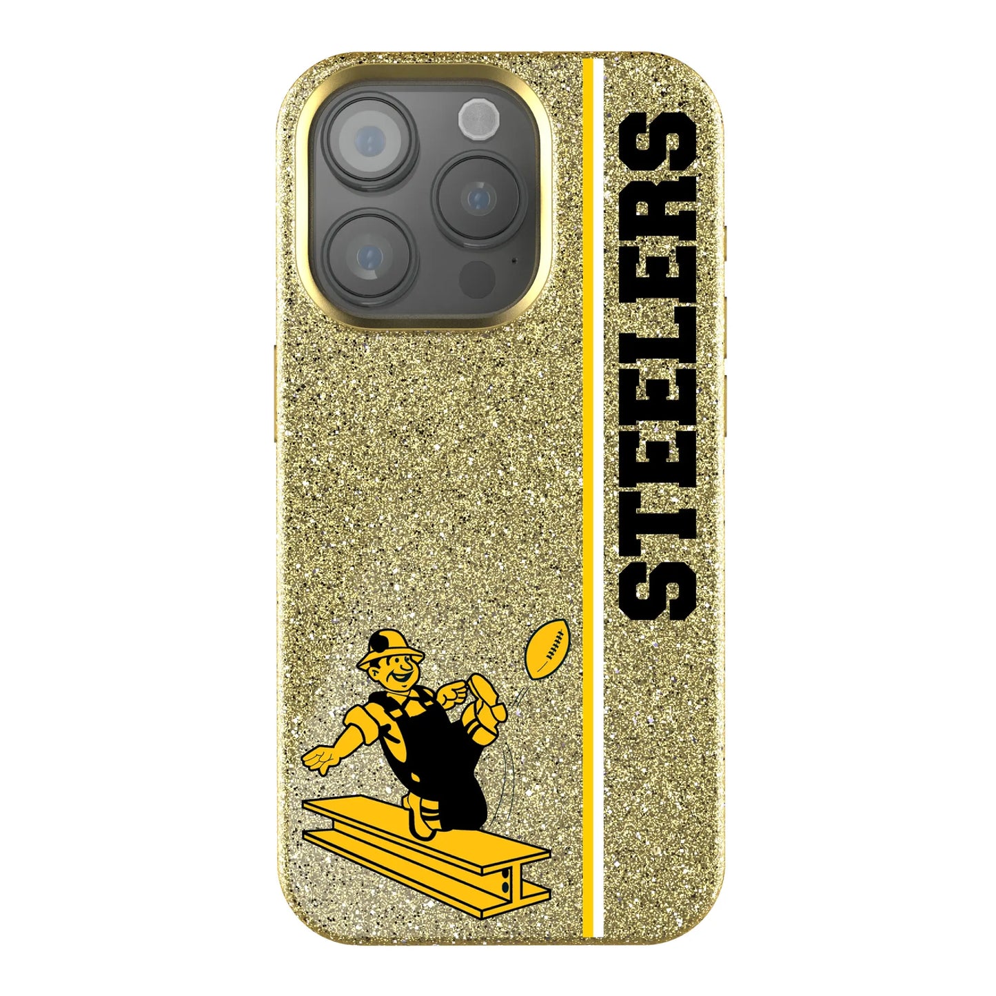 Pittsburgh Steelers 1961 Historic Collection Sidebar Bling Phone Case for Apple iPhone