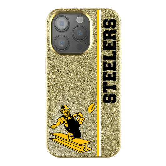 Pittsburgh Steelers 1961 Historic Collection Sidebar Bling Phone Case for Apple iPhone