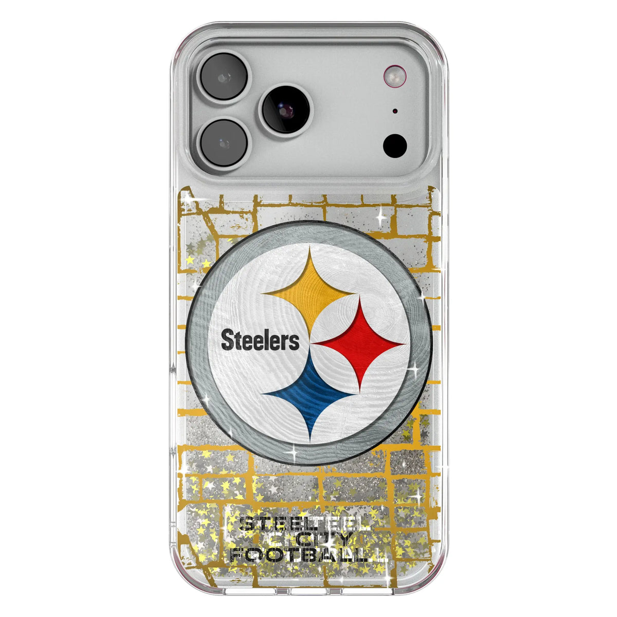 Pittsburgh Steelers Brick Glitter Phone Case for Apple iPhone