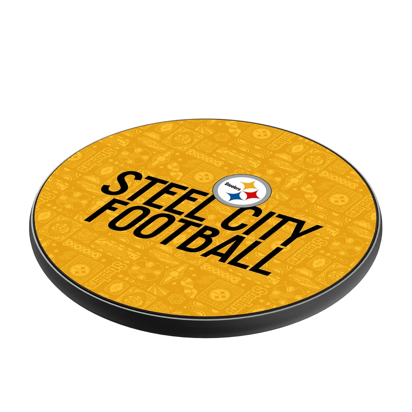 Pittsburgh Steelers Deco 15-Watt Wireless Charger