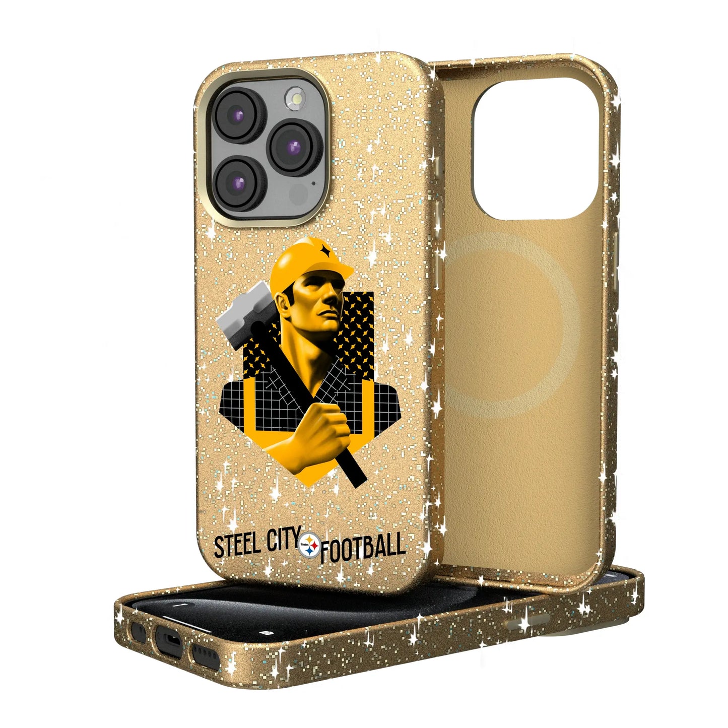 Pittsburgh Steelers Deco Bling Phone Case for Apple iPhone
