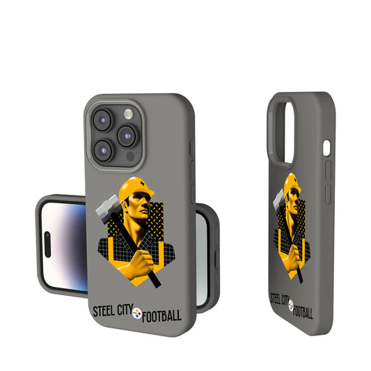 Pittsburgh Steelers Deco Soft Touch Phone Case for Apple iPhone