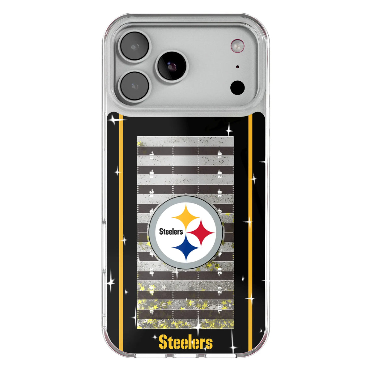 Pittsburgh Steelers Field Glitter Phone Case for Apple iPhone