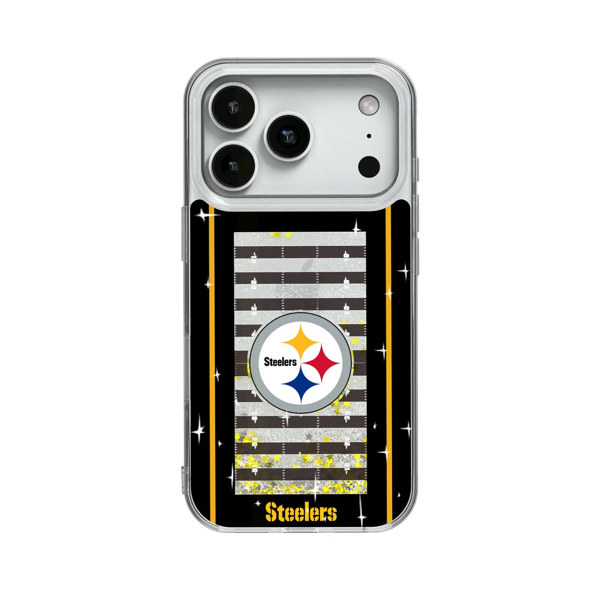 Pittsburgh Steelers Field Glitter Phone Case for Apple iPhone