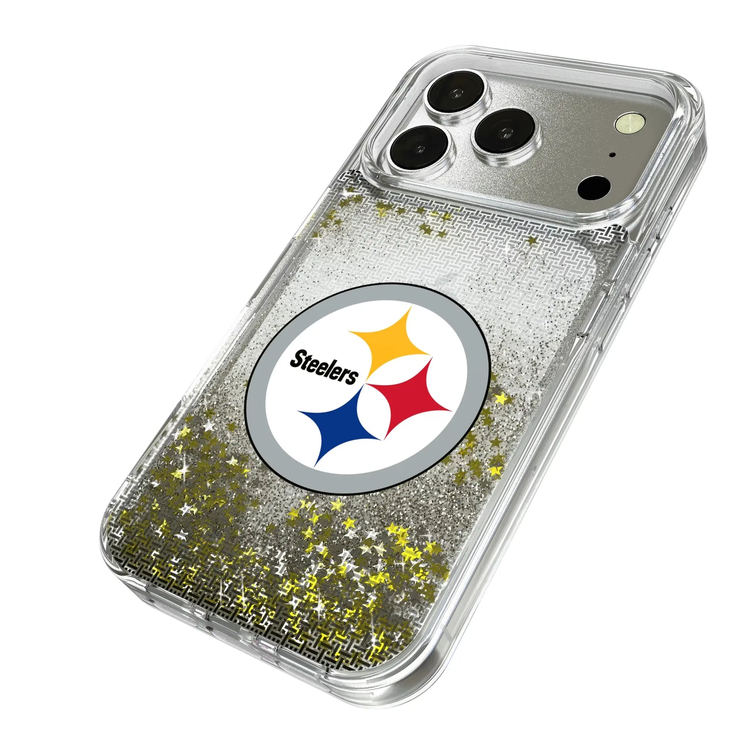 Pittsburgh Steelers Linen Glitter Phone Case for Apple iPhone